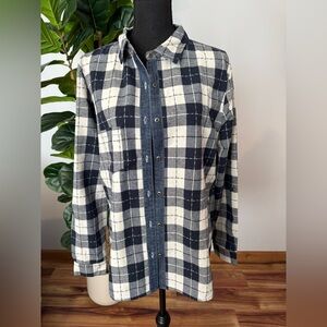 Stylish Checkered Button Down Shirt